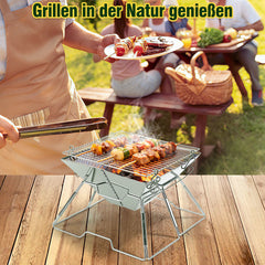 Lospitch Mini Campinggrill 31 x 31 cm klappbar