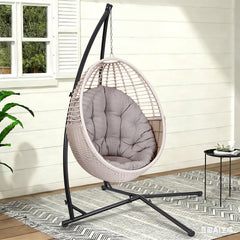 Lospitch Metall Hängesessel Gestell für Garten Terrasse