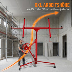 Lospitch Plattenheber 140 bis 325cm Höhenverstellbar 68kg für Trockenbau Deckenmontage