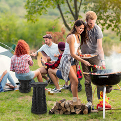 Lospitch Tragbarer Teleskophocker für Camping und Garden