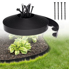 Lospitch Flexible PVC Rasenkante für Garten und Beet