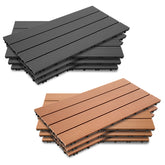 Lospitch WPC Terrassenfliesen 30 x 60 cm mit Klick-System