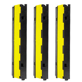 Lospitch Kabelrampe aus Gummi 101 x 25 x 5 cm Kabelschutz für Baustelle und Parkplatz