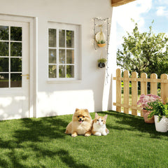 Lospitch Rasen Klickfliesen 30×30 cm 11 Stück für Balkon und Terrasse