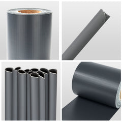 Lospitch PVC Sichtschutzstreifen 19 cm x 70 m für Doppelstabmatten