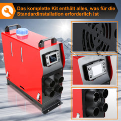 Lospitch Diesel Standheizung 8 kW 12 V mit LCD Display und Fernbedienung
