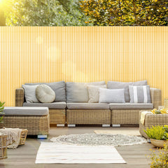 Lospitch PVC Sichtschutzmatte für Gartenzaun mit Kabelbindern wetterfest