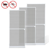 Lospitch Insektenschutztür für Terrasse Aluminiumrahmen weiß 120x210 cm