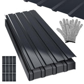 Lospitch Trapezblech Dachplatten 12 Stück Anthrazit 115x45 cm