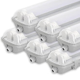 Lospitch T8 LED Feuchtraumleuchte 120/150 cm IP65 für Werkstatt und Keller