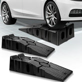 Lospitch Auto Auffahrrampen 2er Set 90 × 33 × 22 cm Kunststoff bis 2,5 t