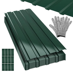 Lospitch Trapezblech Dachplatten 12 Stück Anthrazit 115x45 cm