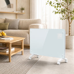 Lospitch WLAN Konvektor Heizung 2000/2500W mit Thermostat und Glasfront