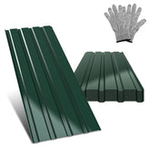 Lospitch Trapezblech Dachblech 129 x 46 cm für Gartenhaus