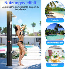 Lospitch Solar Gartendusche für Pool und Terrasse