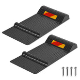Lospitch Auto Parkmatten 2er Set 53 cm Radstopper für Garage und Stellplatz