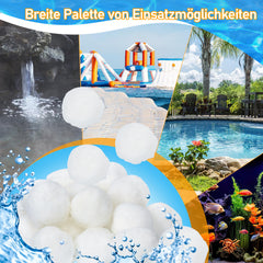 Lospitch Filterbälle für Sandfilteranlagen und Poolfilter