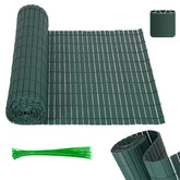 Lospitch PVC Sichtschutzmatte für Gartenzaun mit Kabelbindern wetterfest