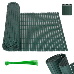 Lospitch PVC Sichtschutzmatte für Gartenzaun mit Kabelbindern wetterfest