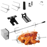 Lospitch Elektrischer Grillspieß 107 cm Edelstah