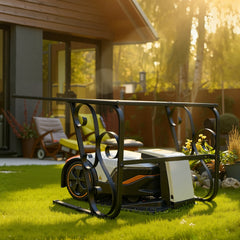 Lospitch Mähroboter Garage aus Aluminium Verbundplatte
