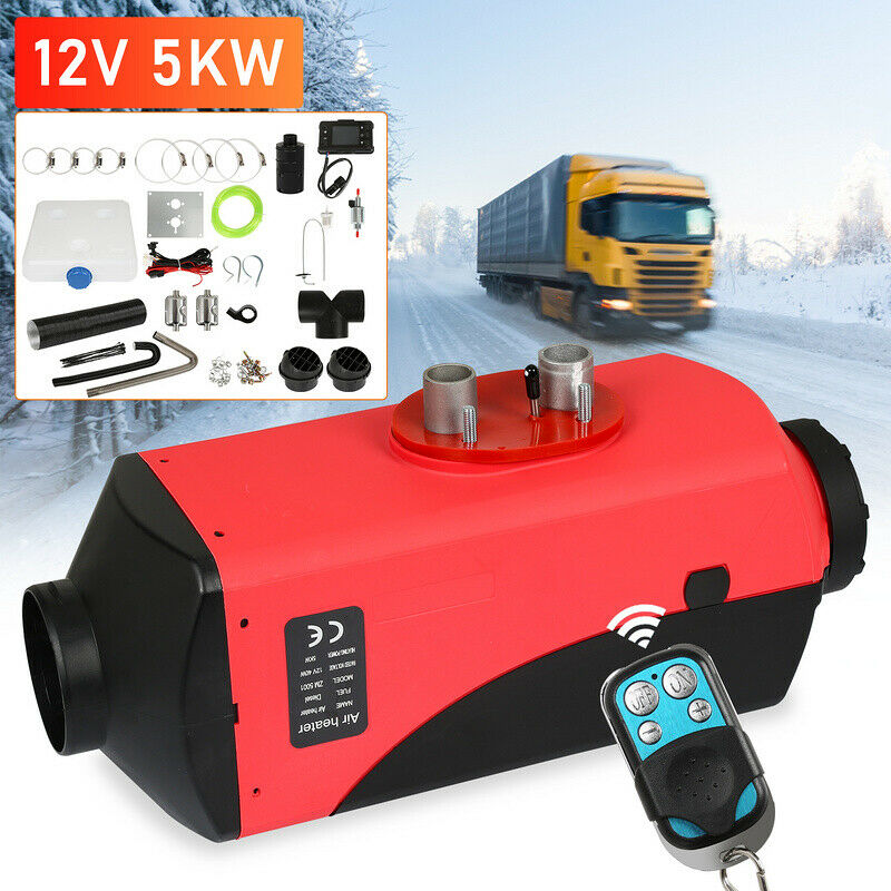 Lospitch Diesel Standheizung 8kW 12V mit LCD Fernbedienung und Schalldämpfer