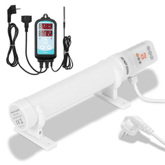 Lospitch Gewächshausheizung 60–240 W mit Thermostat Timer IP44 für Pflanzen Frostschutz