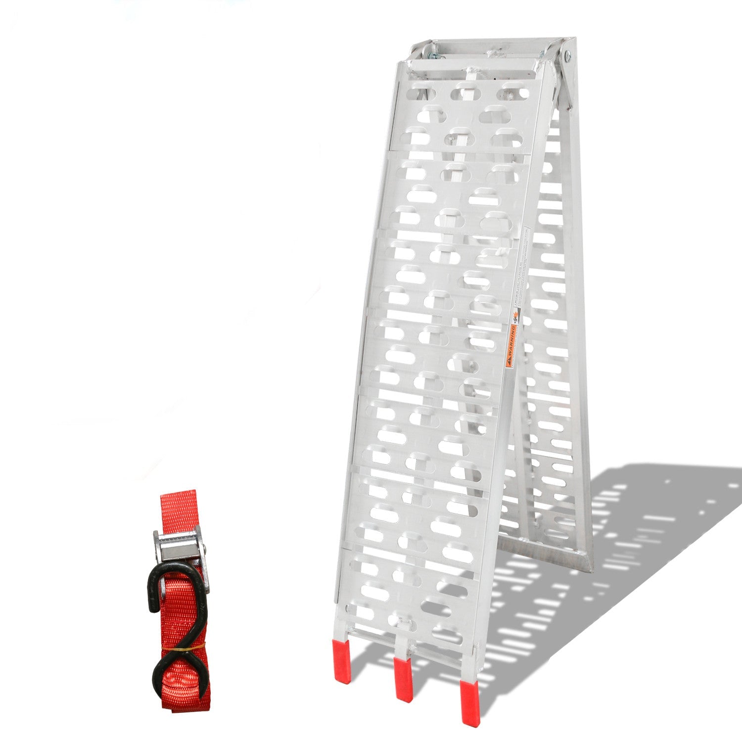 Lospitch Verladerampen 2er Set Aluminium 226cm Klappbar 680kg für ATV Motorrad Rasenmäher