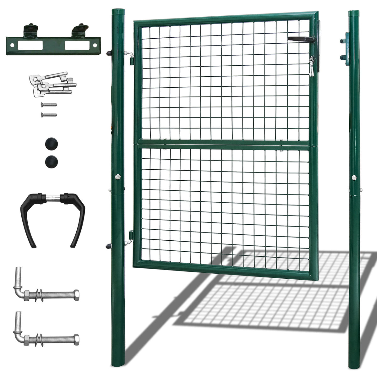 Lospitch Metall Gartentor für Gartenzaun
