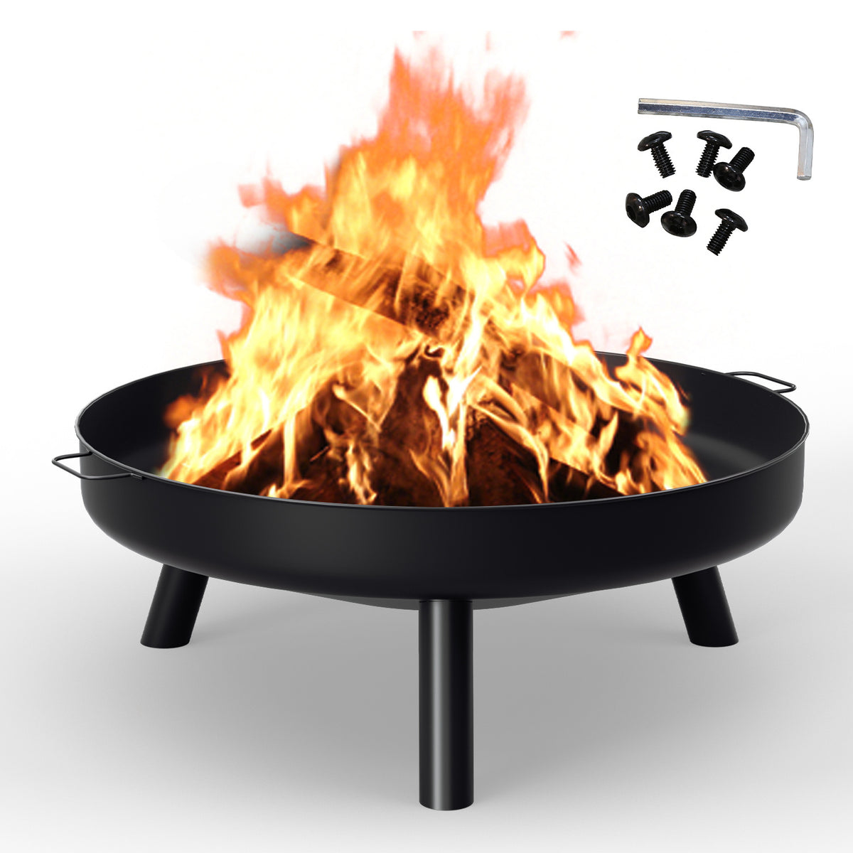 Lospitch Feuerschale 82 5 cm für Garten Terrasse