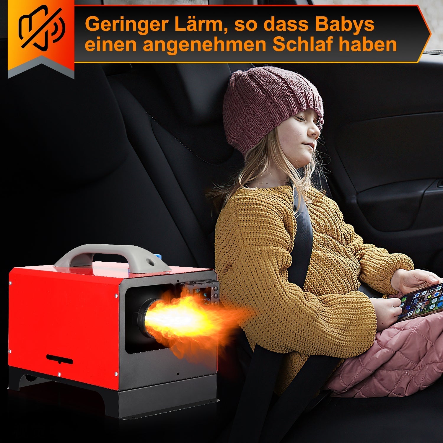 Lospitch Diesel Standheizung 8kW 12V mit LCD und Fernbedienung für Wohnmobil LKW