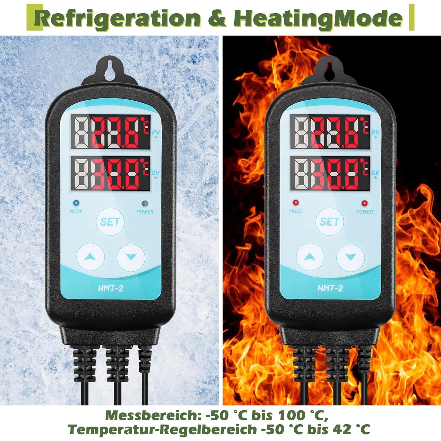 Lospitch Gewächshausheizung 60–240 W mit Thermostat Timer IP44 für Pflanzen Frostschutz