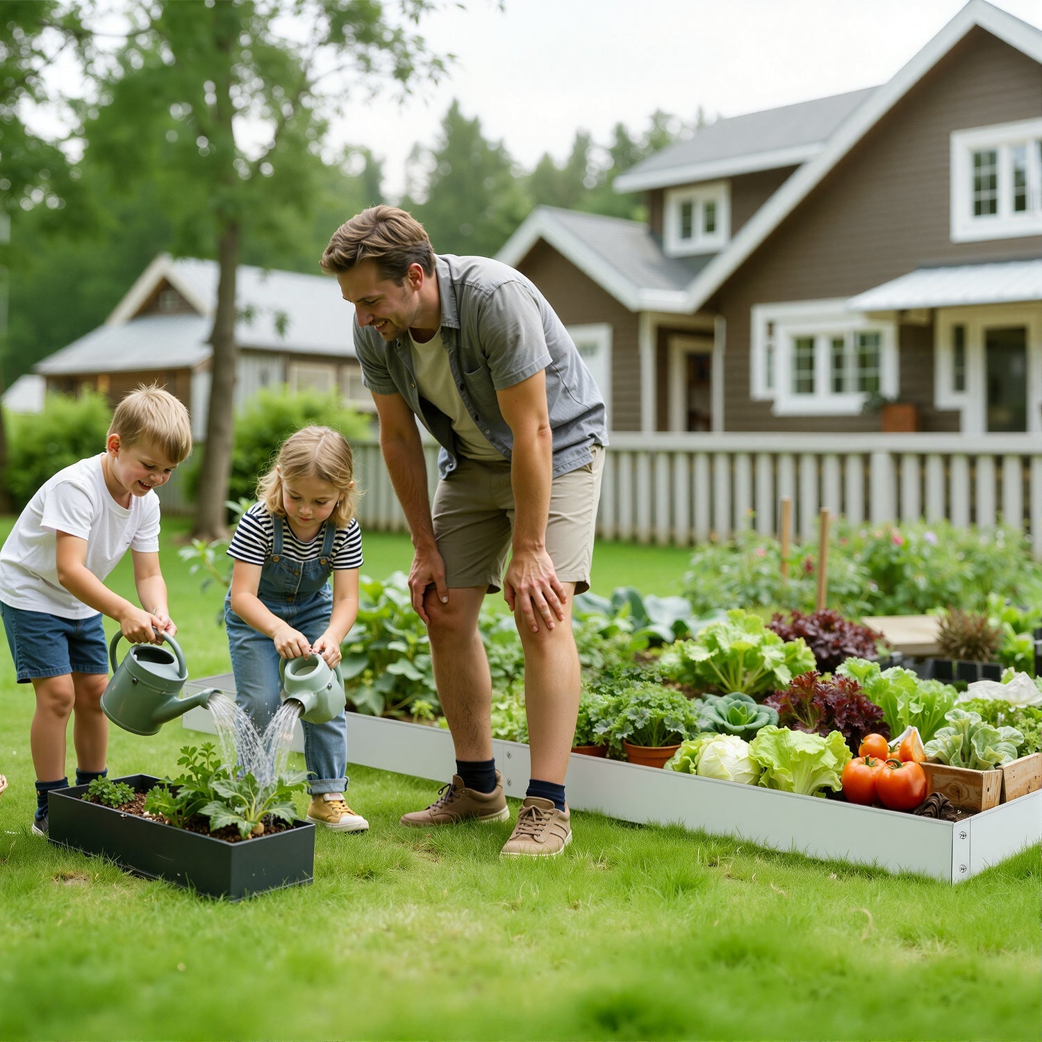 Lospitch Metall Rasenkante 5/10 cm flexibel für Beete Gartenwege
