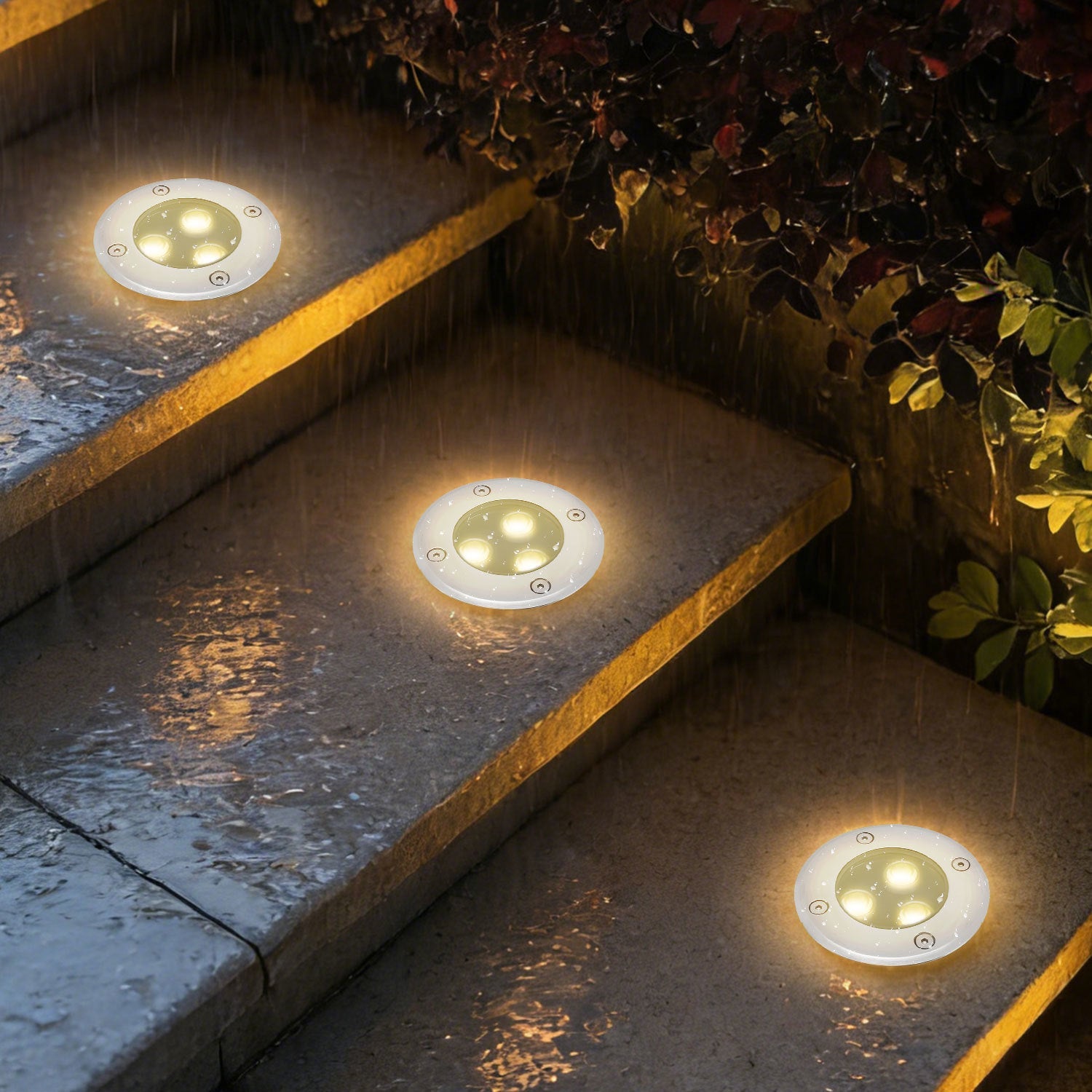 Lospitch LED Bodenstrahler 3W IP65 für Garten und Auffahrt
