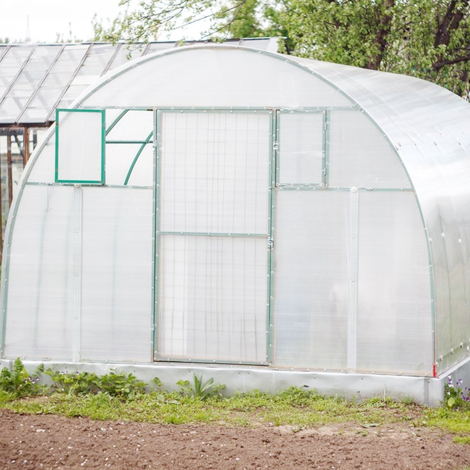 Lospitch Polycarbonat Hohlkammerplatten 60.5 x 121 cm 5 Stück für Gewächshaus und Gartenbau