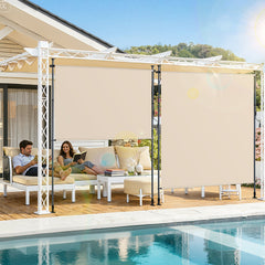 Lospitch Klemmmarkise 150×305 cm ohne Bohren