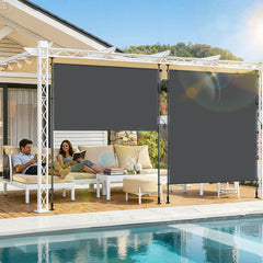 Lospitch Klemmmarkise 150×305 cm ohne Bohren