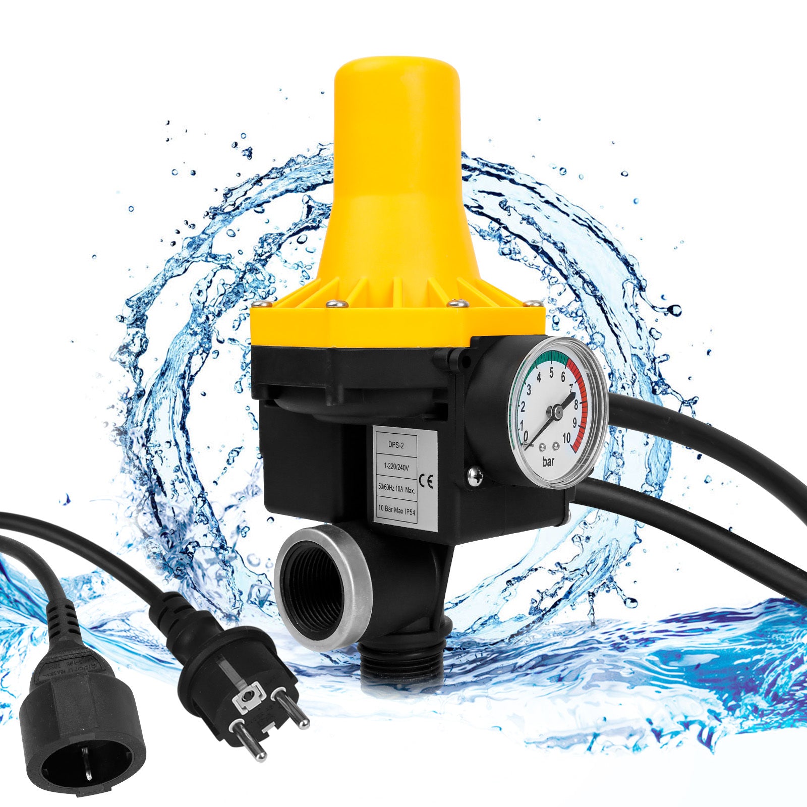 Lospitch 10 bar Wasserpumpendruck automatischer Regler