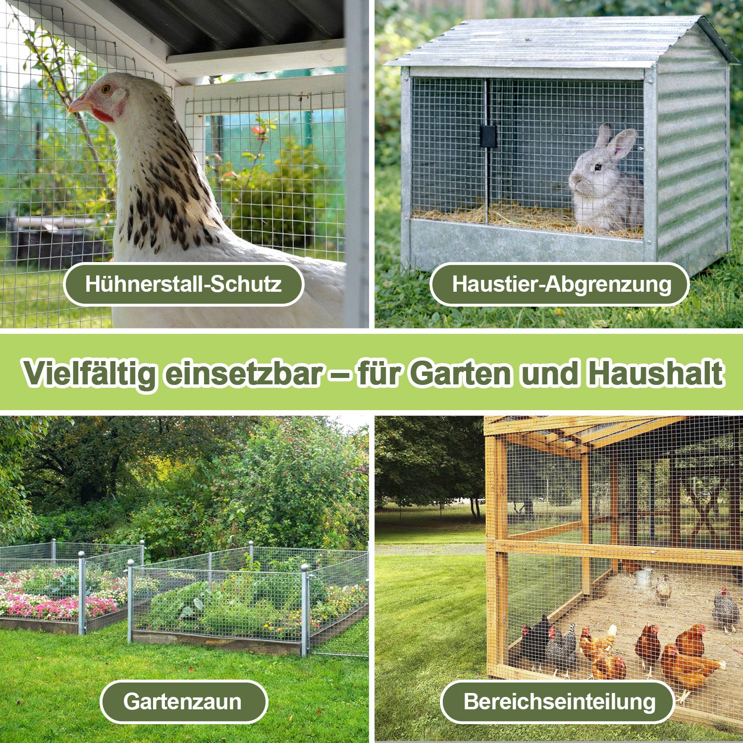 Lospitch Wühlmausgitter 50 cm x 5 m für Hochbeete
