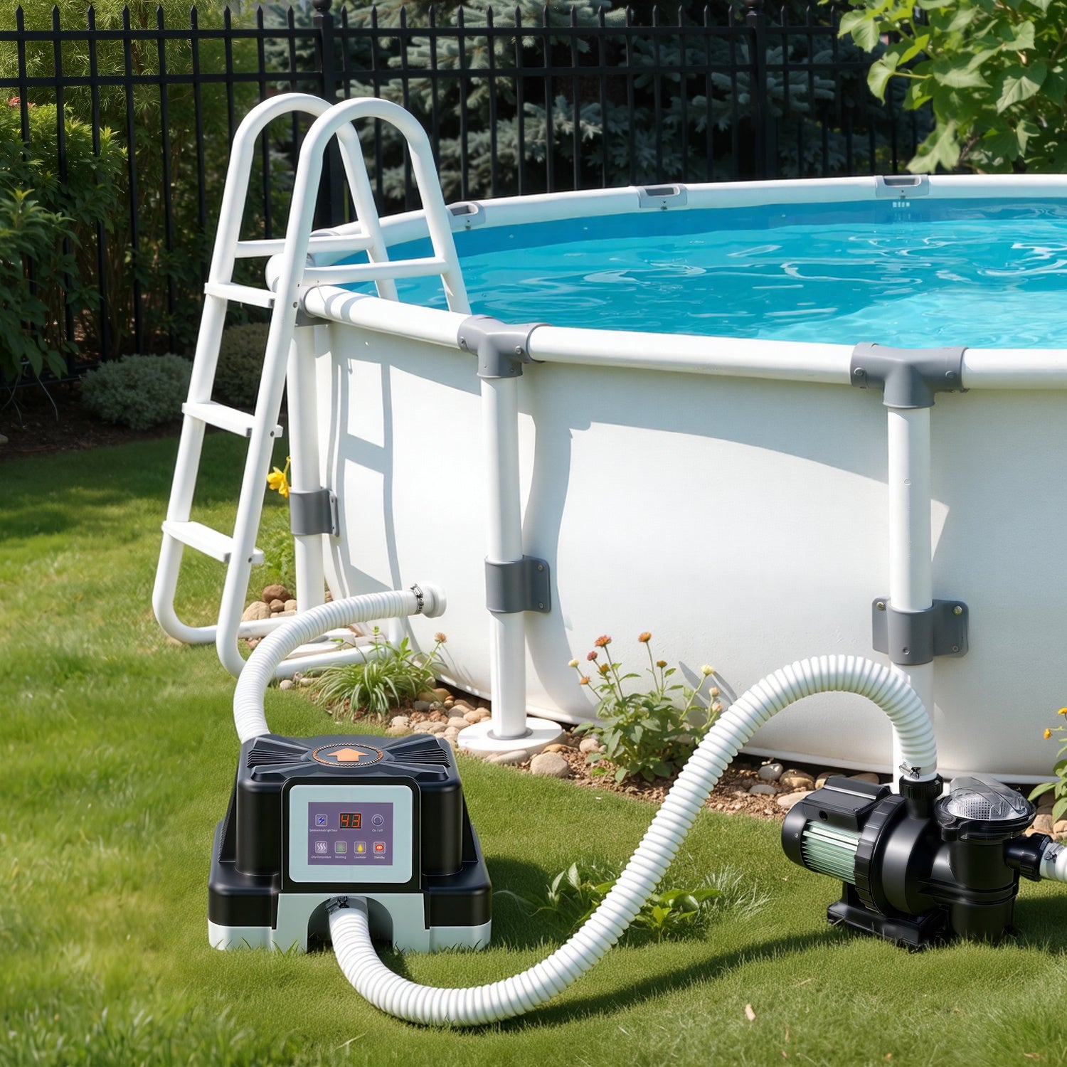 Lospitch Elektrische Poolheizung 3 kW