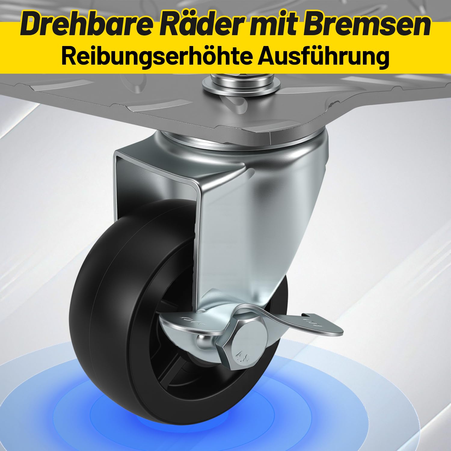 Lospitch Rangierhilfen 2/4er Set 41 × 30 cm bis 1/2 t für Garage Werkstatt