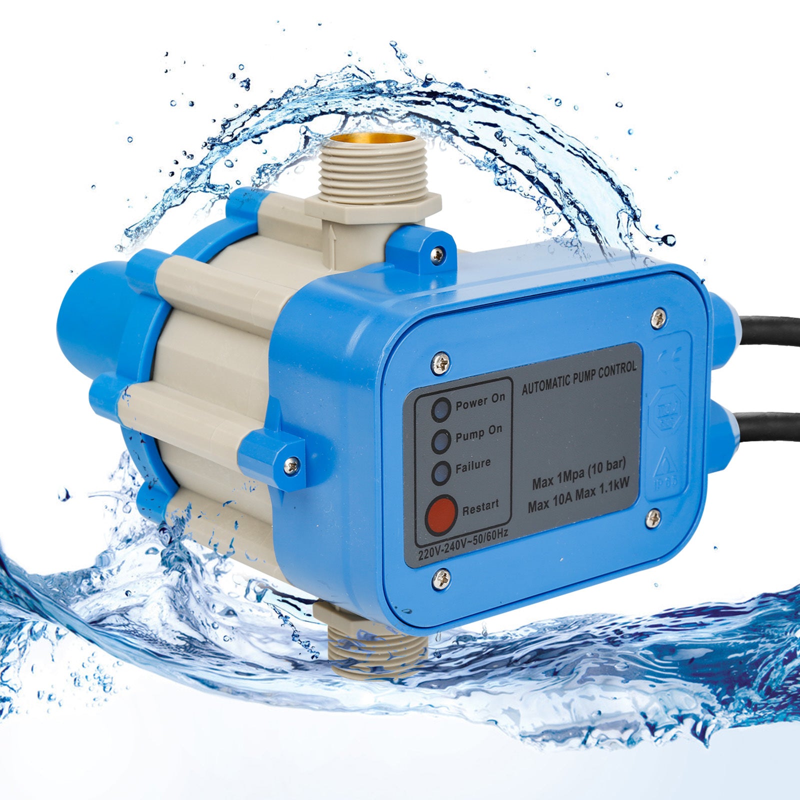 Lospitch 10 bar Wasserpumpendruck automatischer Regler
