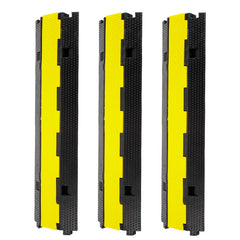 Lospitch Kabelrampe aus Gummi 101 x 25 x 5 cm Kabelschutz für Baustelle und Parkplatz