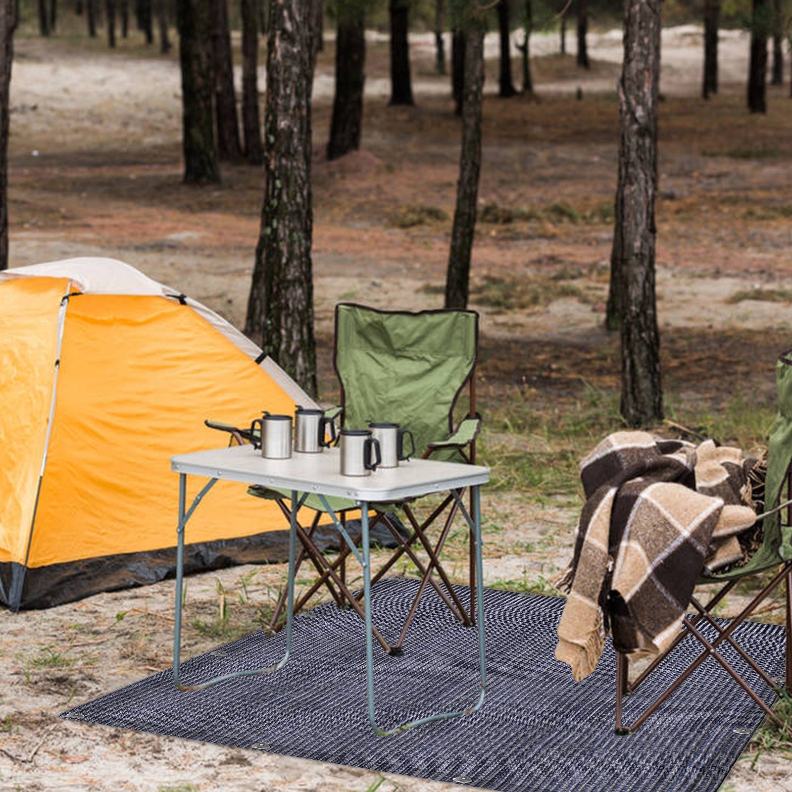 Lospitch Vorzeltteppich für Camping Wohnwagen und Outdoor