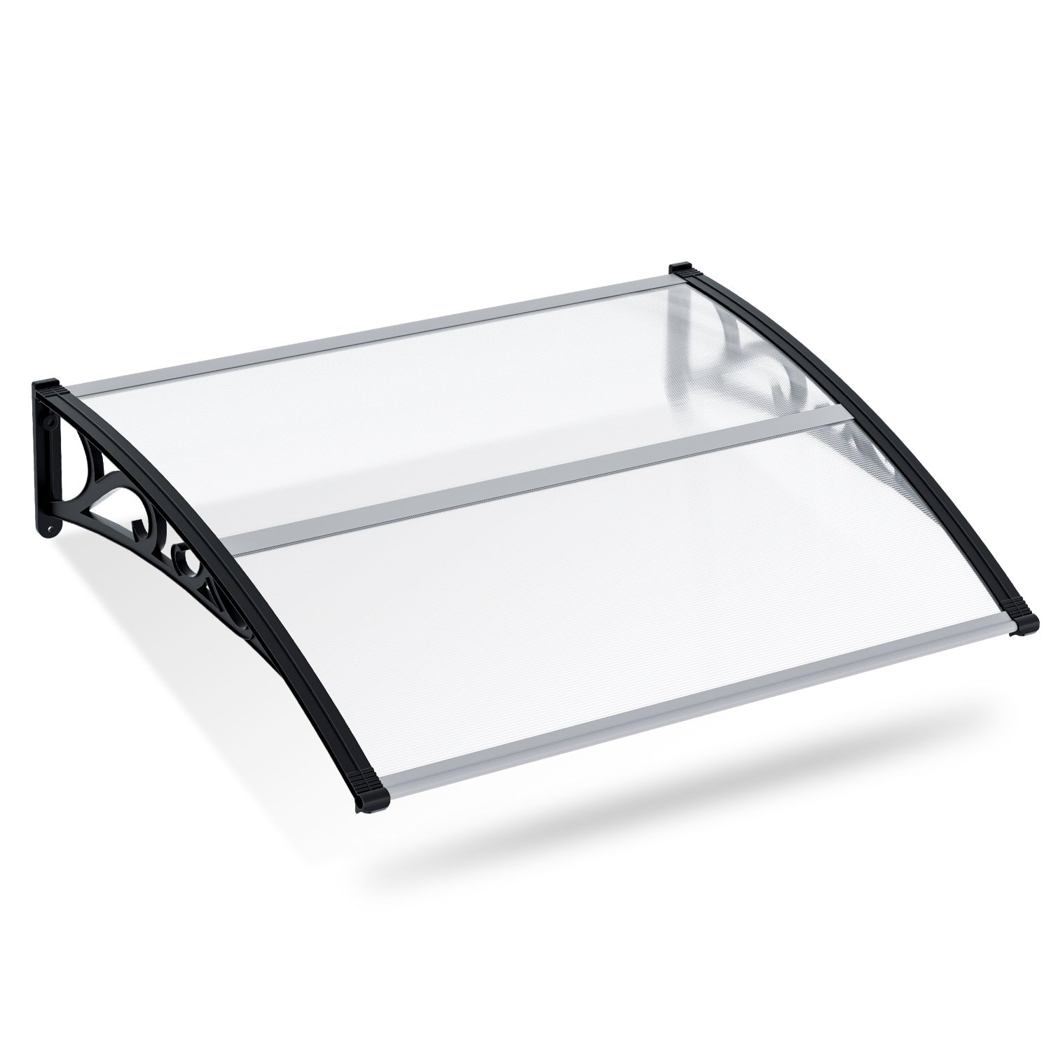 Lospitch Haustürvordach aus Polycarbonat für Außenbereich