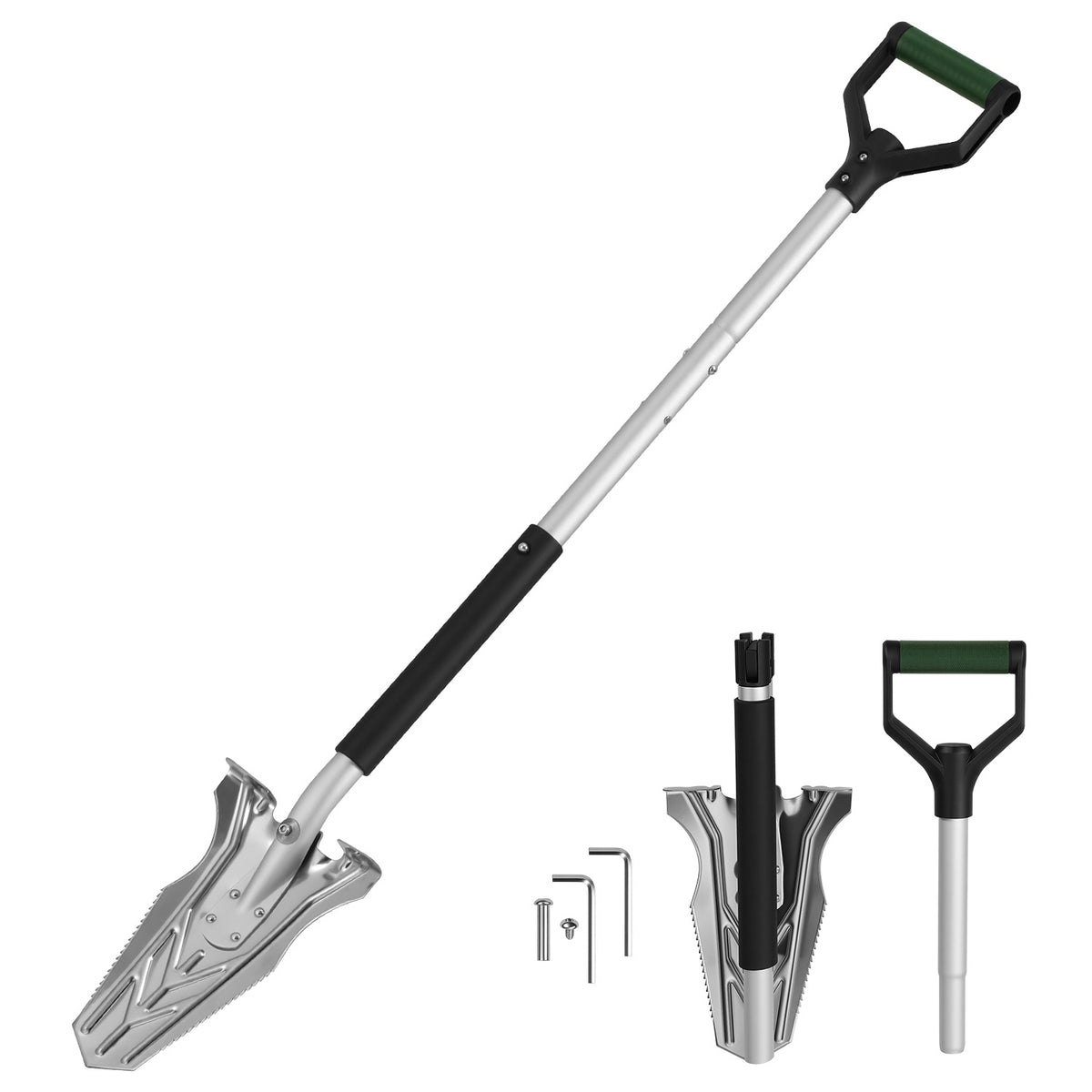Lospitch Wurzelspaten 120 cm mit Wurzelsäge