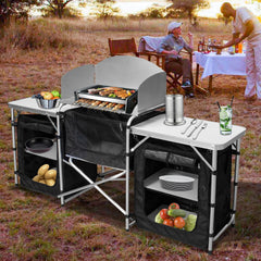 Lospitch Campingküche klappbar für Outdoor und Picknick