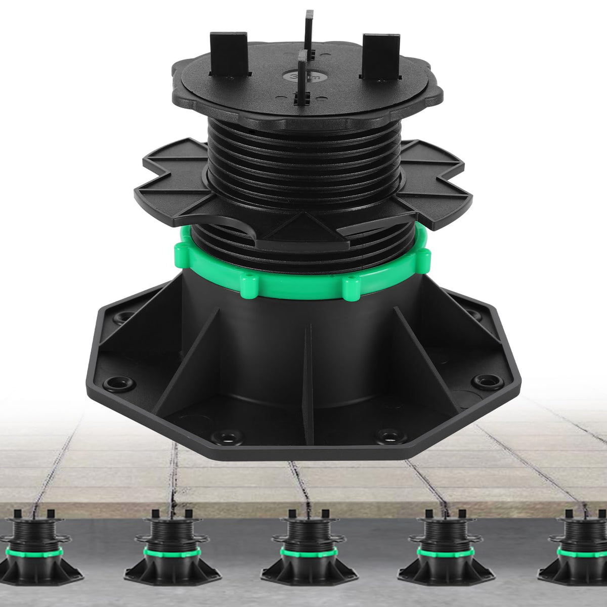 Lospitch Terrassenlager höhenverstellbar 19-140 mm für Platten und Fliesen