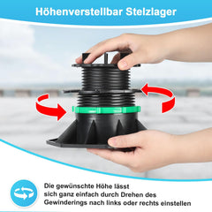 Lospitch Terrassenlager höhenverstellbar 19-140 mm für Platten und Fliesen