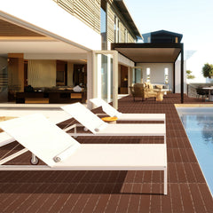 Lospitch Terrassenfliesen Kunststoff 30×30 cm mit Klicksystem